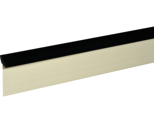 Profilé d'étanchéité silco-flex noir longueur : 4200 mm Profil de joint de porte avec joint brosse