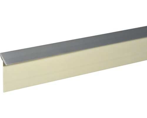Profilé d'étanchéité silco-flex alu gris longueur : 4200 mm Profilé de finition en plastique