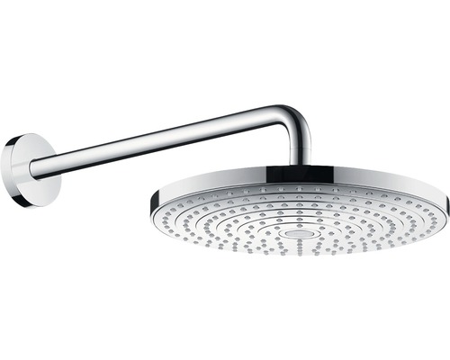 Set de pommeaux de douche hansgrohe Raindance Select S 300 2jet 27378000 Ø 30 cm avec bras de douche 39 cm chrome