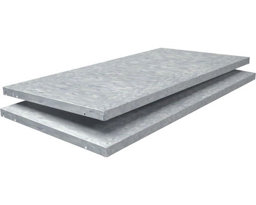 Regalboden Schulte verzinkt 100x3,5x50 cm, 2er-Pack, Stecksystem