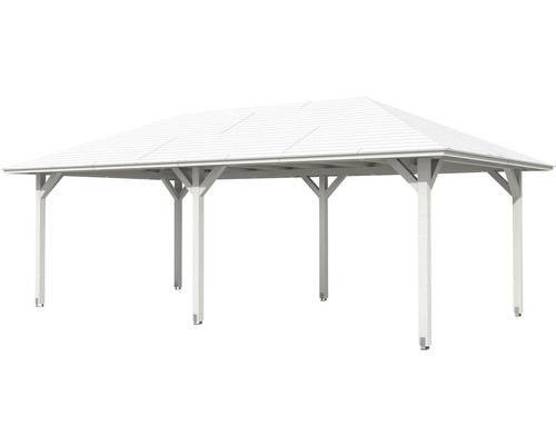 Pavillon de jardin en bois blanc