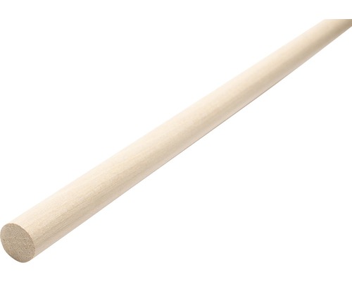 Barre ronde en hêtre Ø = 2 mm, longueur : 1000 mm Tige ronde en bois