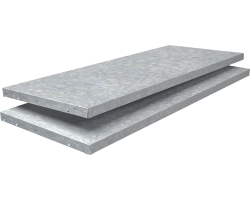 Regalboden Schulte verzinkt 100x3,5x40 cm, 2er-Pack, Stecksystem