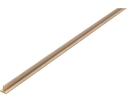 Barre profilée en T en bois de noyer 2x2x1000 mm