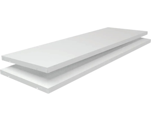Regalboden Schulte weiß 1200x35x400 mm, 2er-Pack, Stecksystem