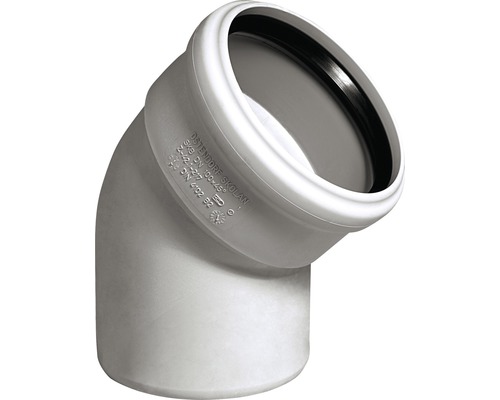 SKOLANsafe®B Bogen 45° DN 110 mm Abwasserrohrbogen 45 Grad für Abwasserleitungen