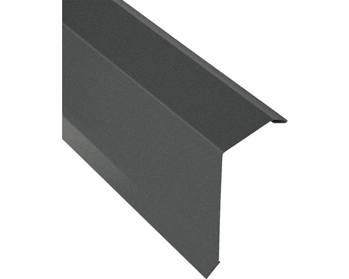 Angle d'arête PRECIT pour tôle trapézoïdale S18 gris mat RAL 7016 2000 x 40 x 100 mm