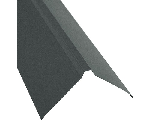 Faîtage droit PRECIT pour tôle trapézoïdale S18 gris mat RAL 7016 2000 x 95 x 95 mm