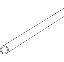 Tube rond en plastique Ø extérieur : 6 mm, Ø intérieur : 4 mm, longueur : 1000 mm blanc-thumb-0