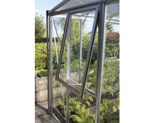 Fenêtre latérale Vitavia Zeus Comfort sans vitrage 70,8x86,2 cm alu anodisé