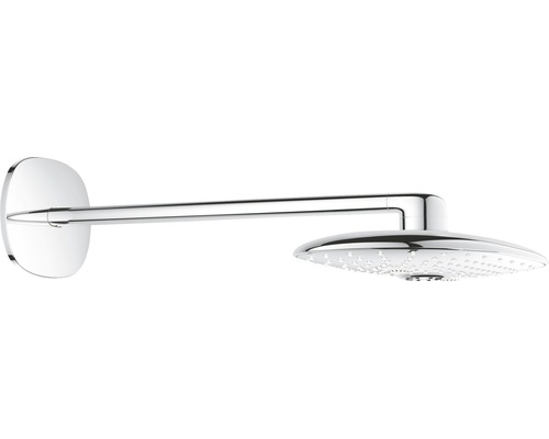 Ensemble pommeau de douche GROHE Rainshower SmartControl 360 Duo 26254000 36,1x22 cm avec bras de douchette 42,2 cm chromé