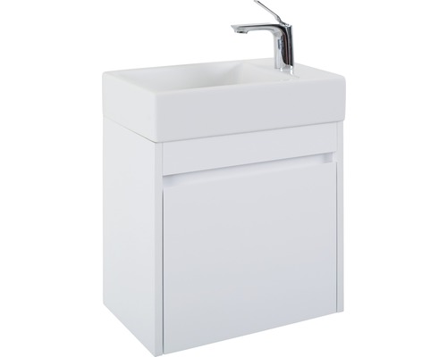 Meuble-lavabo avec meuble sous-vasque et robinetterie