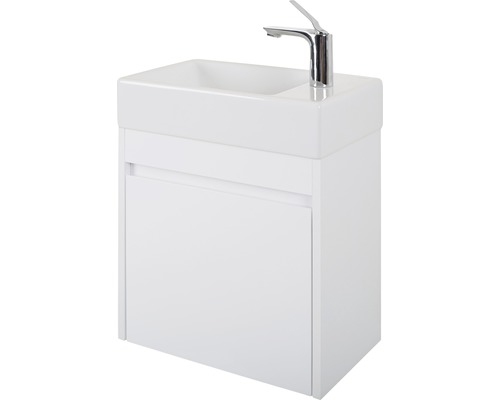 Meuble-lavabo avec meuble bas et robinet pour la salle de bain