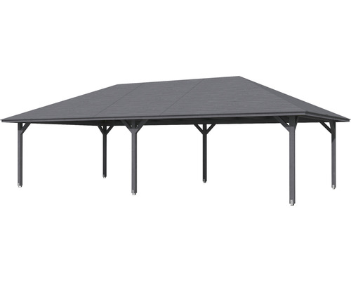 Holzpavillon mit Spitzdach