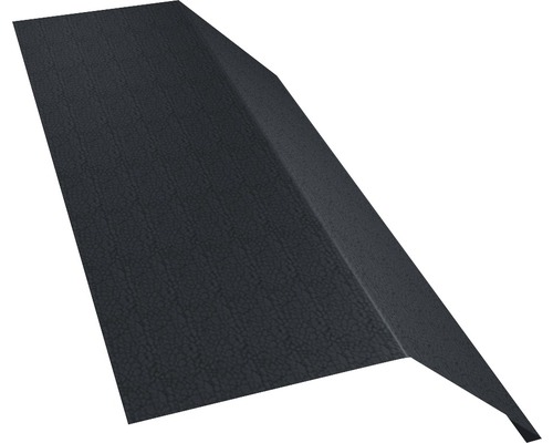 Support de gouttière PRECIT sans rainure d'écoulement d'eau Big Stone gris graphite RAL 7024 1000 x 83 x 65 mm