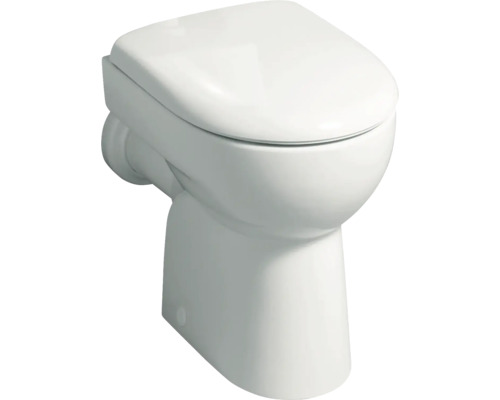 WC au sol en céramique avec réservoir de chasse