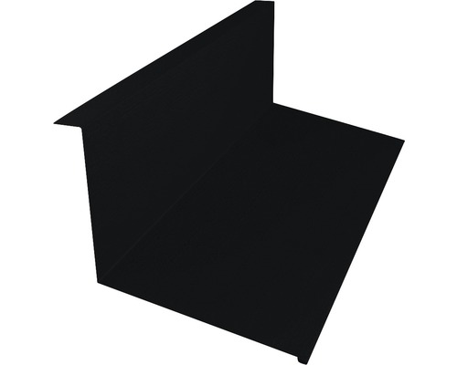 Bande de solin PRECIT Big Stone noir foncé RAL 9005 2000 x 100 x 73 mm