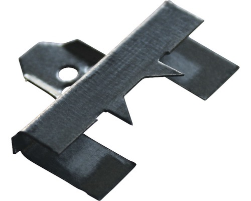 Colliers de planches de profilé C4, lot de 100 Clip de fixation métallique avec barbes
