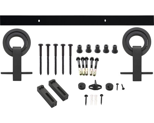 Schiebetürbeschlag Set mit Montagematerial