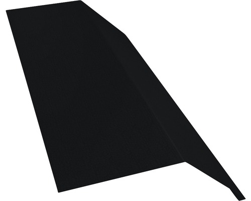 Support de gouttière PRECIT sans rainure d'écoulement d'eau Big Stone noir foncé RAL 9005 1000 x 83 x 65 mm