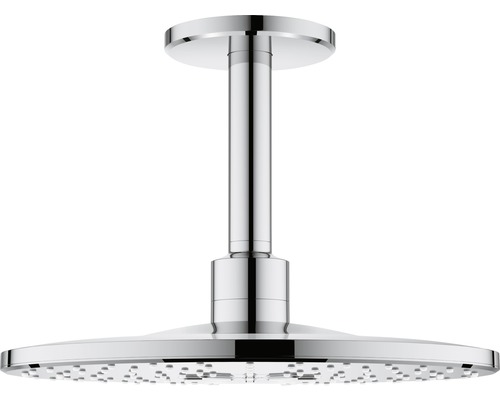 Set de pommeaux de douche GROHE Rainshower SmartActive 310 26477000 Ø 31 cm avec raccord de plafond 14,2 cm chrome