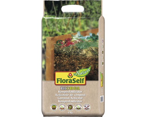 Activateur de compost FloraSelf Nature BIORGA 4 kg vegan