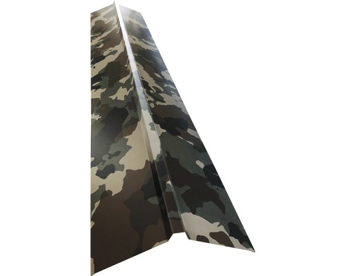 Faîtage droit PRECIT pour tôle trapézoïdale H12 camouflage 1000 x 95 x 95 mm