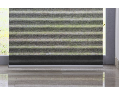 Fenster mit geschlossenem Plissee