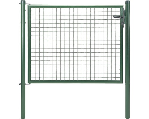 Porte simple en grillage ondulé 125x100 cm vert