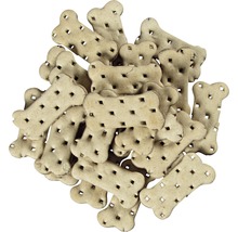 Pile de biscuits pour chiens en forme d''os
