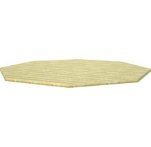 Dalle hexagonale en bois pour l''extérieur