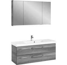 Waschtischunterschrank mit Waschbecken und Spiegelschrank für das Badezimmer