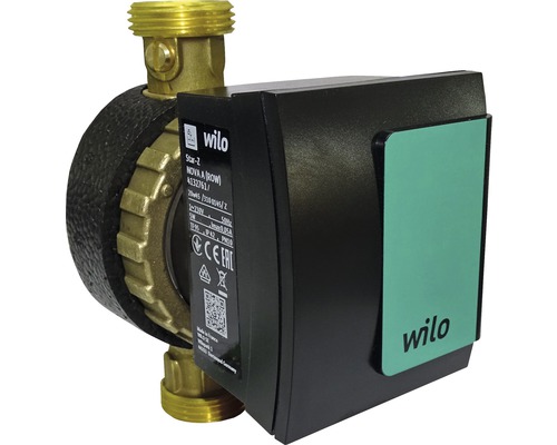 Pompe de circulation Wilo Star-Z NOVA A 138 mm 1" avec vannes d'arrêt 4132751 (DACH)