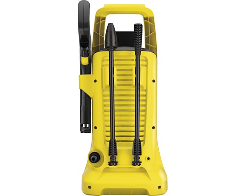 Nettoyeur haute pression jaune avec accessoires