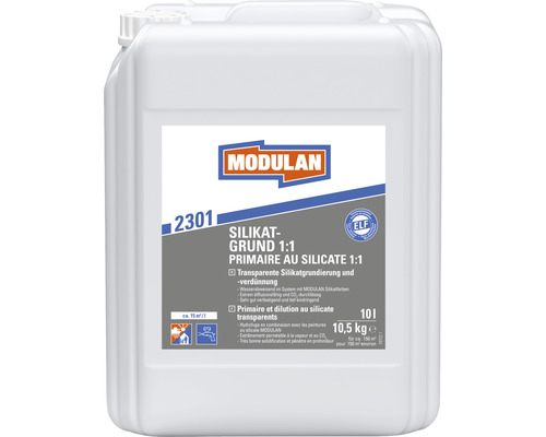 MODULAN Silikatgrund 2301 sous-couche silicate transparente intérieur & extérieur 10 l