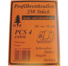 Profilbrettkralle PCS4 Pack = 250 Stück-thumb-1
