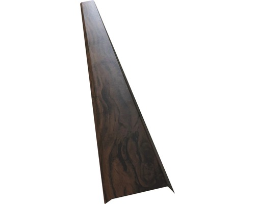 PRECIT Kappleiste für Wandpaneel nussbaum 1000 mm x 74 mm Dachrandwinkel aus Holzdekor