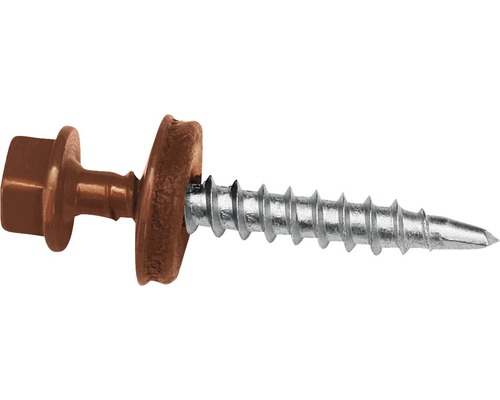 Vis PRECIT 4,8 mm x 35 mm Spanish Granada pack = 50 pces Vis de construction de toit avec rondelle d''étanchéité