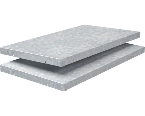 Regalboden Schulte verzinkt 60x3,5x35 cm, 2er-Pack, Stecksystem