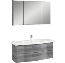 Badezimmer Waschtisch mit Unterschrank und Spiegelschrank