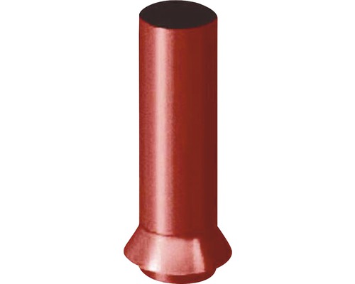 Raccord de canalisation PRECIT pour tuyau de descente acier rond rouge oxyde RAL 3009 DN 87 mm 400 mm