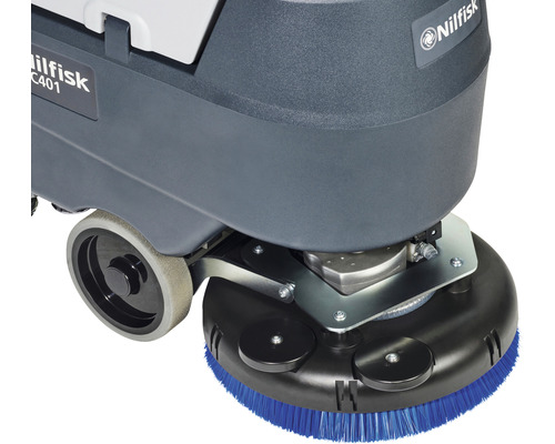 Détail de la machine de nettoyage Nilfisk