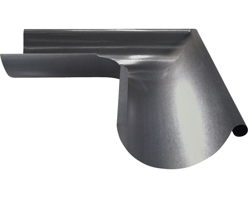 PRECIT Außenwinkel Stahl halbrund 90 Grad Magnelis® grau NW 125 mm