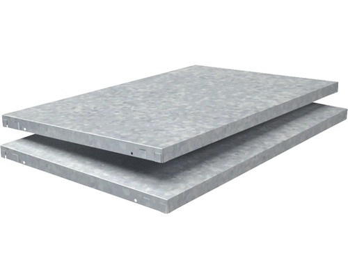Regalboden Schulte verzinkt 80x3,5x50 cm, 2er-Pack, Stecksystem