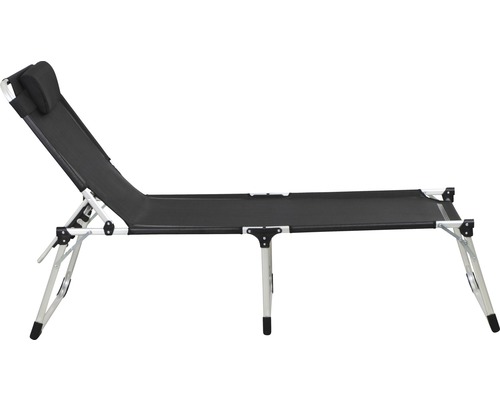 Verstellbare Sonnenliege mit Kopfkissen