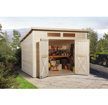 Gartenhaus weka 325 A Gr. 3 mit Fußboden 278 x 237 cm natur
