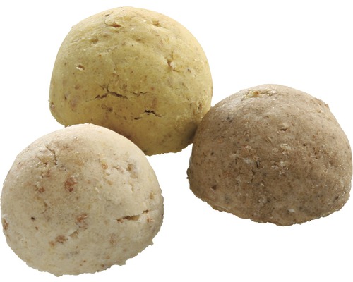 Complément alimentaire pour chiens ALLCO Knuddel-Mix 10 kg Trois boules de graisse pour l''alimentation des oiseaux
