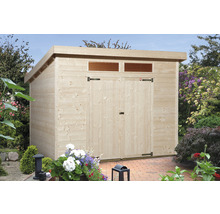 Gartenhaus weka 325 A Gr. 4 mit Fußboden 323 x 299 cm natur