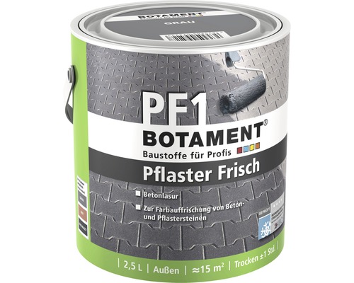 Botament Pflaster Frisch Betonschutzlasur im 2,5 Liter Eimer
