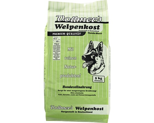 Croquettes pour chien, Vollmers pour chiots 5 kg Aliments pour chiots Vollmer''s, paquet de 5 kg